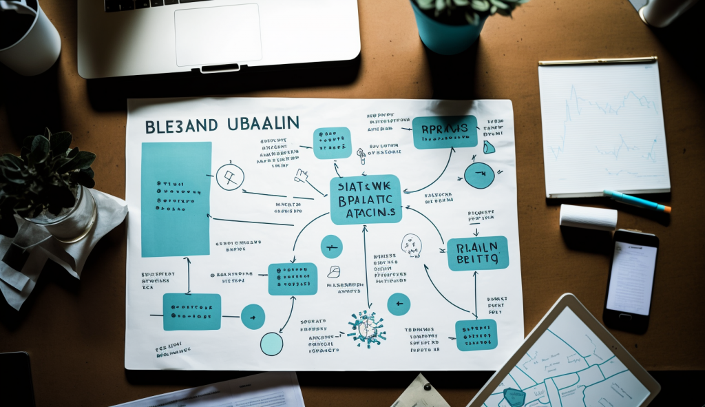 Business compliance and tax planning documents on office desk in Thailand.